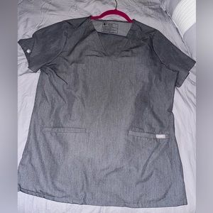 Figs graphite scrub set - L top and M jogger bottoms